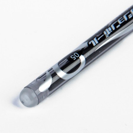 Gel handle with erased ink 0.5 mm, rod black body tinted-2