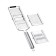 Multifunctional heap 3B1 Regent Inox Solido, interchangeable nozzles, size 35.5x8.5 cm