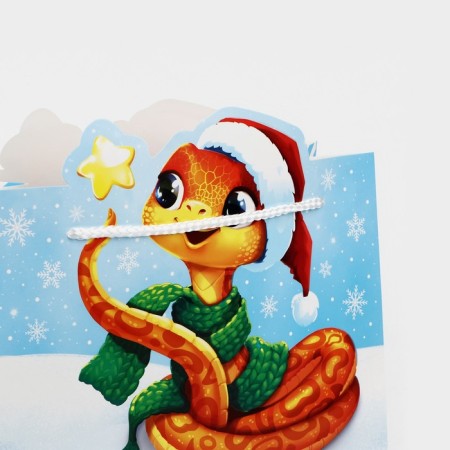 Gift package "Snake", 25 x 26 x 10 cm, New Year-6