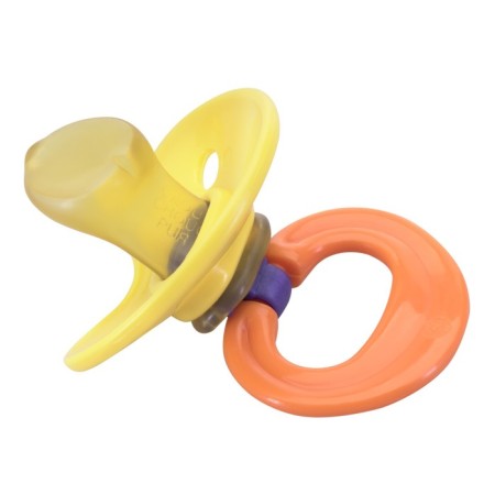 Nipple - Latex orthodontic dummy, from 0 months., Mix color, set 2 pcs.-4