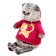 Soft toy "Basik in a Tigeron Print T -shirt", 30 cm