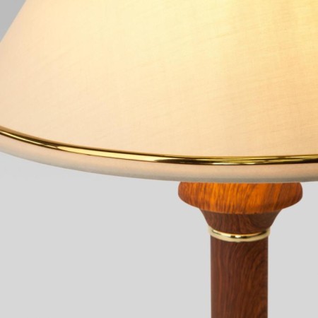 Lorenzo table lamp, 1x40W E27, nut color, gold-1