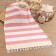 Toward beach pies, col. Orange, 100*180 cm, 100% cotton, 180g/m2