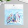 Beads for creativity plastic "Gradient Rainbow" set 20 g, d = 0.8 cm, mix