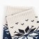 Women's socks made of Mongolian wool with a snowflake, blue color, size 23 (34-36)