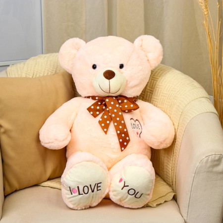 Soft toy "Bear" with heart, 70 cm