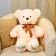 Soft toy "Bear" with heart, 70 cm