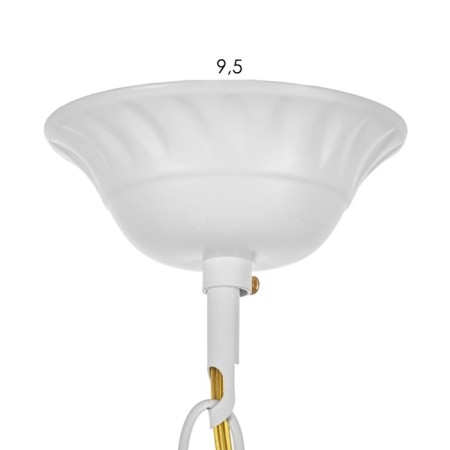 Closure Ceiling Testing 5x40W E27 White 55x55x55 cm-7