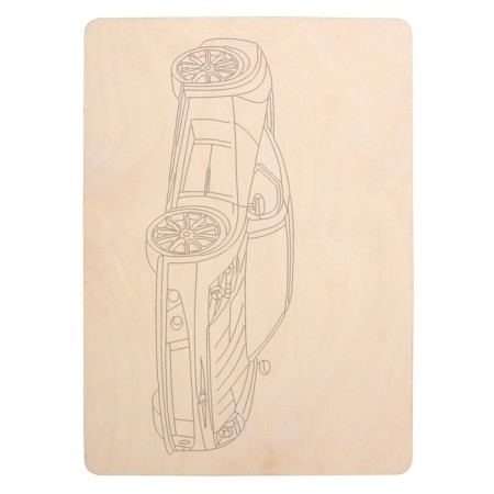 Set of boards for creativity "Machines" 5 pcs. A4, 3 mm format-11