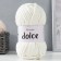 Yarn "Dolce" 100% micropoliester 120m/100g (745 dairy) mix