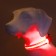 Collar with backlight double strip size L, Osh 45-52 x 2.5 cm, 3 glow modes red