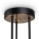 Freya FR5377CL-06B Bogy, 950x950x330 mm ceiling lamp, E14, 6x40W, black color black