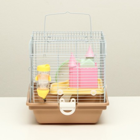 A cage for rodents "Pigger", equipped with a lock, 37 x 27 x 30 cm, brown-1