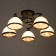 ARISA chandelier 5he27 40W Black 56x56x22 cm Bayerlux