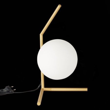 ST LUCE bedside lamp. SL1148.314.01. CODDA. 1x5 W, G9, 17.6x15x27 cm, brass color-4