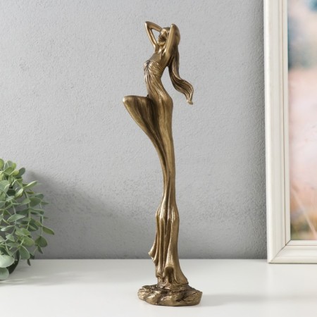 Polystone souvenir "Liberation" under bronze 8.5x7x34 cm-3