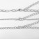 Assorted Pendant Cupid, Silver Color, 45cm