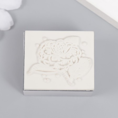 Acryl Print "Pion with leaves" 3.6x3x2 cm-3