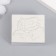 Acryl Print "Pion with leaves" 3.6x3x2 cm