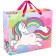 Gift package, 46x31x13 cm, plastic window, packaging, Minnie Mouse and unicorn