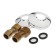Accoona A7030 bath mixer, one -leaf, with shower set, brass, chrome