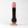 Nazadka-vibrator Oka-hips, 20 modes, an erection ring, software, silicone, black
