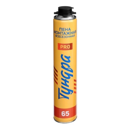 Foam Mounting Tundra Profi, pistol, all -season, output 65 liters, 850 ml