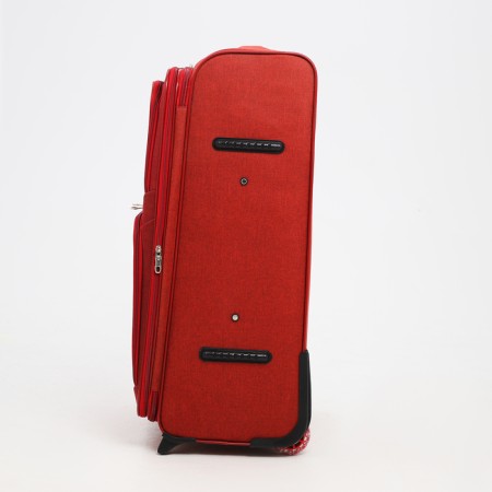 Big suitcase 28 ", a lightning department, code castle, 3 wheels, 2 outer pockets, red color-2