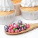 Sprinking confectionery "pearls" of rice grain in color glaze, green, red, raspberry, sirens, 50 g