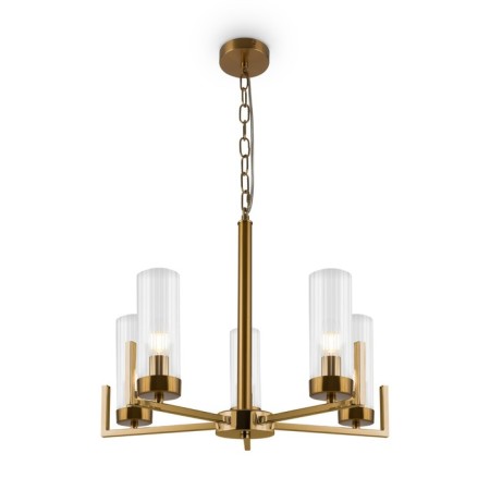 Suspended lamp 60W, 5kHE14, 35x55 cm, brass