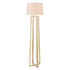 Freya FR5134-FL-01-BG Nubi, 425x425x1600 mm floor lamp, E27, 1x40W, beige color