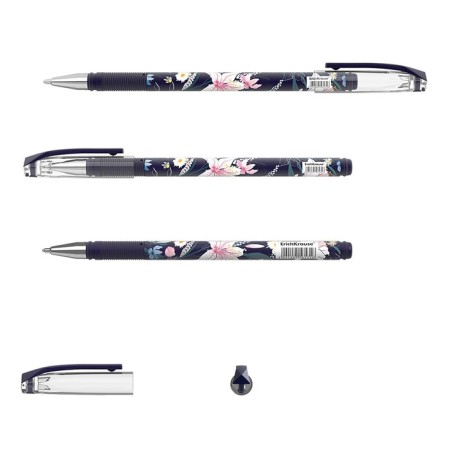 Ballic handle Erichkrause Colortouch Lily, node 0.7 mm, flu, blue ink blue-4
