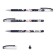Ballic handle Erichkrause Colortouch Lily, node 0.7 mm, flu, blue ink blue