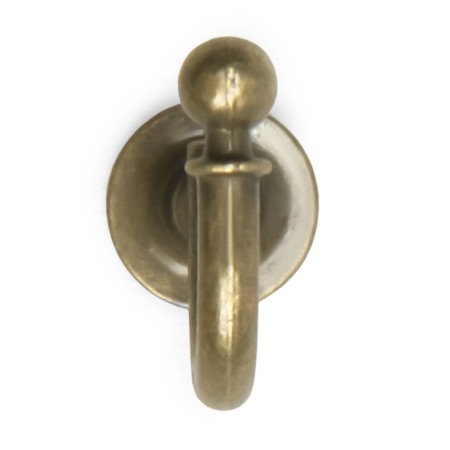 Hook furniture tundra TKO005, one -rod, bronze, 200 pcs-2