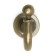 Hook furniture tundra TKO005, one -rod, bronze, 200 pcs
