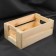 Needlework box, wooden, 25 × 15 × 9.5 cm