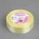 Satin tape, 25 mm × 23 ± 1 m, color bright vanilla No. 81