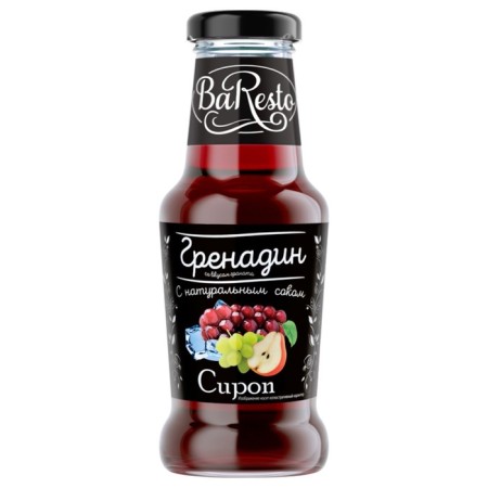 Baresto Grenadin syrup, 250 ml
