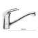 Kitchen mixer Zein Z50151, one -leaf., 35 mm cartridge, pour 15 cm, without eyeliner, chrome