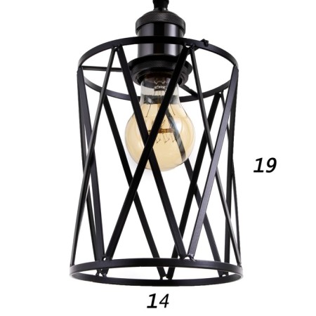 Lamp Bayerlux 69954/1 E27 40W Black 15x15x18-118 cm-5