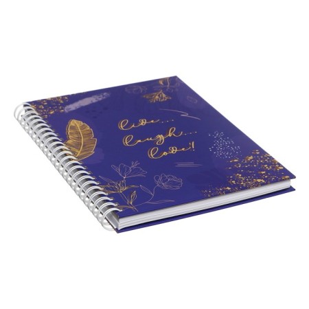 The weekly on the crest of the undated A5, 86 sheets, cardboard 7BC, "golden patterns", matte lamination, foil-1