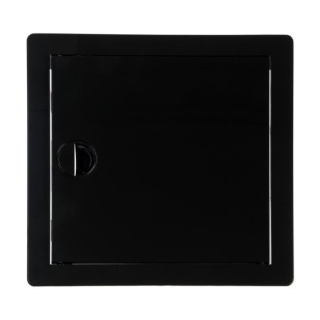 Revisionine Luke "Vento" DR1515, 150 x 150 mm, plastic, black