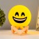 Night Smile Smile LED from batteries 3haa yellow 14x14x18 cm Risalux