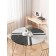 Groundpress on the table "Marble tiles", round, oxford, elastic band, size 120x120 cm, diameter 75-100 cm