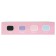 ONLYTOP dumbbells for universal burden, 2 pcs., 0.5 kg, pink color
