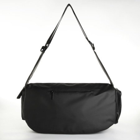 Sports bag with lateral pockets, black color-5