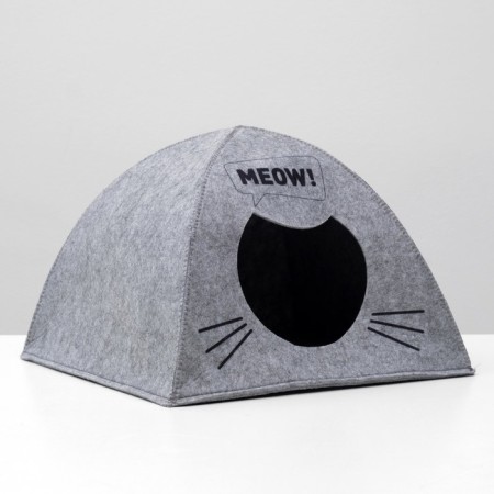 Animal House from felt "MEOW Tent", 38 x 28 x 38 cm