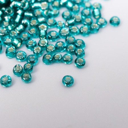 12/0 round beads in the bottle "sea wave" transparent-color 20 g-2