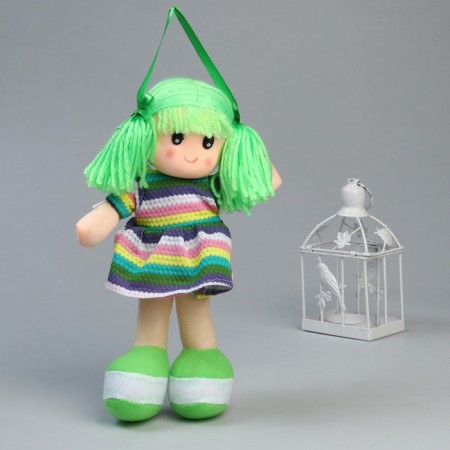Soft toy "doll", in a knitted dress, color mix-1