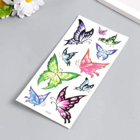 Tattoo on the body color "Flood flight" mix 9x19 cm-3